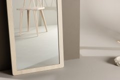 Venture Design Ogledalo Memphis 60x193x3 cm Belo