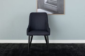 Venture Design Jedilni stol Plaza 58x49x86 cm črne barve