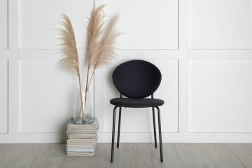 Venture Design Jedilni stol 2 kosa 62x46x80 cm črne barve
