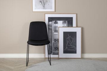 Venture Design Jedilni stol Muce 63x43x84 cm črn
