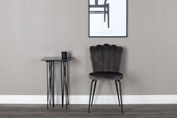 Venture Design Komplet 2 jedilnih stolov Limhamn 54x445x825 cm, siva