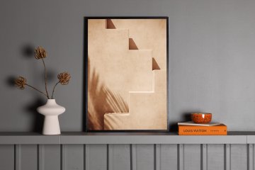 Venture Design Poster Stopnice 70x100 cm Bež