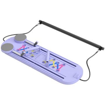 Homestar 4-v-1 Pilates deska z odpornimi trakovi, zložljiva