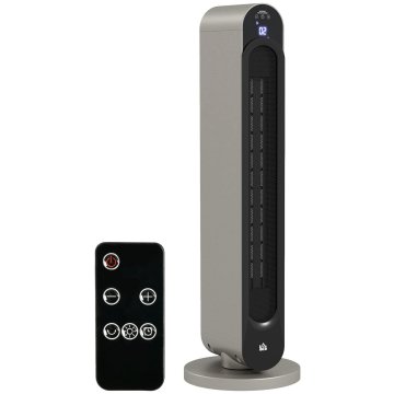 Homestar Električni grelnik 3 načini 12-urni časovnik LED zaslon funkcija vrtenja
