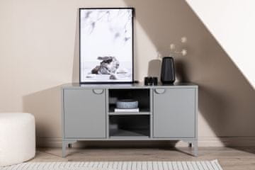 Venture Design TV regal Piring 40x63x120 cm svetlo siva