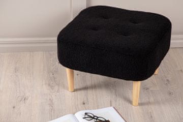 Venture Design Tabure Salina 56x56x41 cm Črna