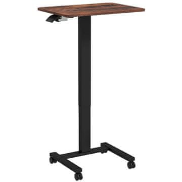 Homestar Prenosna miza 65x48x108 cm rjava