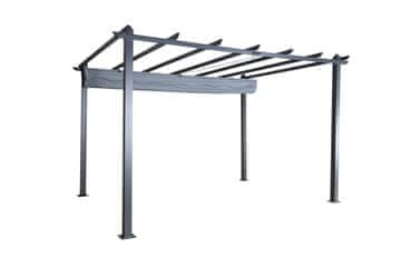 Venture Design Pergola Lazio 295x245x395 cm siva