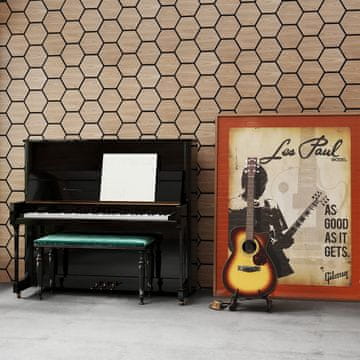 Costway 4-delni komplet akustičnih stenskih panelov 81x66 cm naravna obdelava