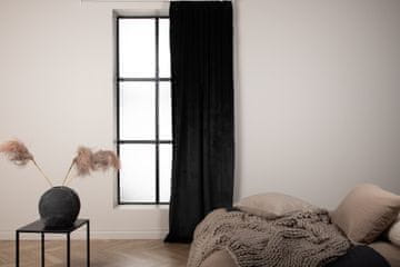 Venture Design Zavesa Mary 250x135 cm Črna