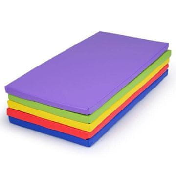 Costway 5-delni komplet otroških podlog za dremež, 5,5 cm debela pena s PU prevlekami, mavrične barve
