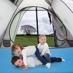 Costway Samodejno napihljiva kamping blazina za 2 osebi 186x130x4 cm