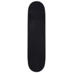 Costway Skateboard 20x79 cm črn, javorovo les in PU kolesa