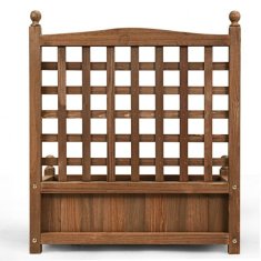 Costway Lesen cvetlični lonec z mrežo