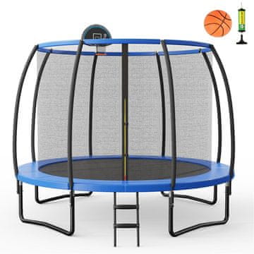 Costway Rekreativni trampolin 10 ft z košarkarskim obročem
