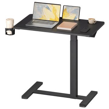 Songmics Mobilna stranska mizica 80x45 cm