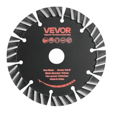VEVOR Diamantni rezili 133 mm, paket 5 kosov, 20 mm vreteno