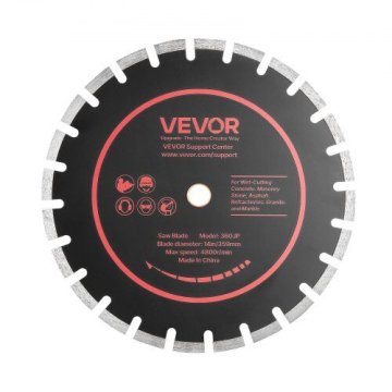 VEVOR Komplet diamantnih rezil za beton 359 mm, 3-delni, 25.4 mm vreteno