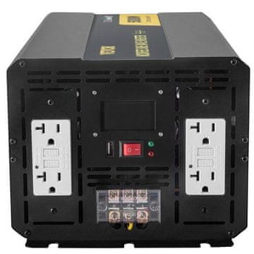VEVOR Inverter moči z modificirano sinusno obliko 5000W DC 12V na AC 110V z LCD zaslonom