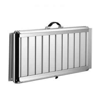 VEVOR Prenosna zložljiva rampa za invalidski voziček 915 mm, protizdrsna aluminijasta, nosilnost 363 kg