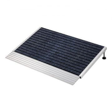 VEVOR Pragova rampa 610x910 mm aluminijasta nastavljive višine, protizdrsna, nosilnost 362.9 kg
