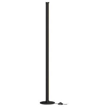 Songmics Zatemnljiva LED stoječa svetilka 18x18x139.4 cm, črna, topla bela svetloba 3000 K