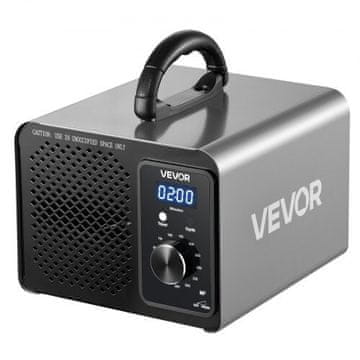 VEVOR Generator ozona 36000 mg/h, 15 s zakasnjen zagon, časovnik, vrtljivi gumb, način cikla, do 300 m²