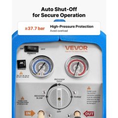 VEVOR Stroj za reciklažo hladilnega sredstva 3/4 HP 220-240V 50Hz 1450 RPM