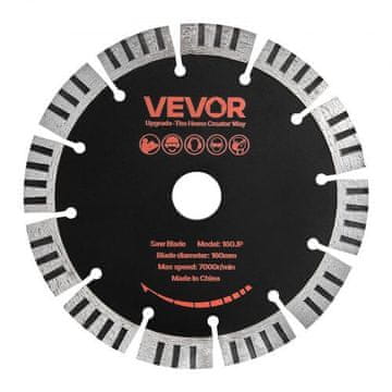 VEVOR Diamantna rezila 160 mm, 5 kosov, 22.2 mm vreteno