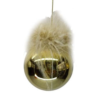 Homestar Božični okrasek JOY GOLDY D8cm, steklo