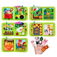 LIVEFY Farm senzorična knjižica, zelena
