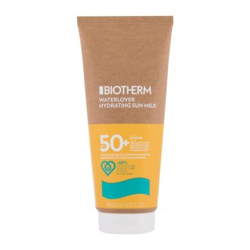 Biotherm Waterlover Hydrating Sun Milk SPF50+ vlažilni losjon za sončenje za telo in obraz 200 ml