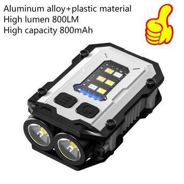 KJB Polnilna ročna LED/COB svetilka USB-C, YSD01, 800 mAh, 1 kos