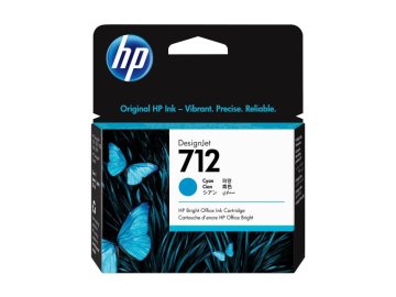 HP 712 29-ml Cyan črnilna kartuša za DesignJet.