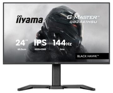 iiyama G-Master GB2441HSU-B1 monitor Black Hawk 23,8 fhd ips 1 ms 144 Hz FreeSync brez utripanja črne barve