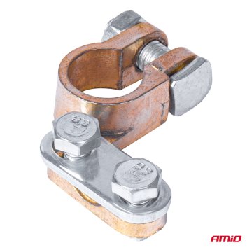 AMIO Medeninasta akumulatorska sponka 600AMP MINUS -01661