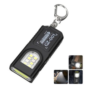 KJB Polnilna ročna LED/COB svetilka USB-C, 1 kos