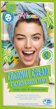 7th Heaven 7th HEAVEN COCONUT CREAM SHEET FACE MASK