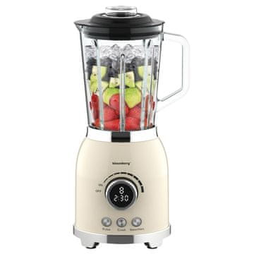 slomart Klausberg KB-9030 blender, LED zaslon, krem barva, 1,5L