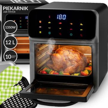 slomart RTO ER762 friteza na vruć zrak, 8,5L, 1350W