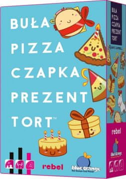 Buča Rebel Buła, Pizza, Czapka, Prezent, Tort - hitra igra s kartami