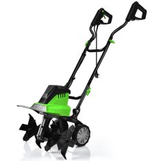 Costway Električni kultivator z 6 rezili za rahljanje 1500W zelen