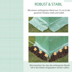 Homestar Zamenjava kritine za rastlinjak 300x200x200 cm zelena
