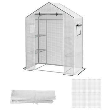 Homestar Zamenjava pokrova za rastlinjak 140x73x190 cm bela