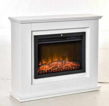 Homestar Električni kamin 98x27,5x80 cm bel