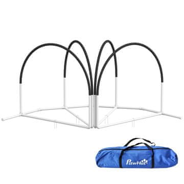 Homestar Komplet za pasjo agilnost 4-delni, trening komplet, 89x69x99 cm, črna