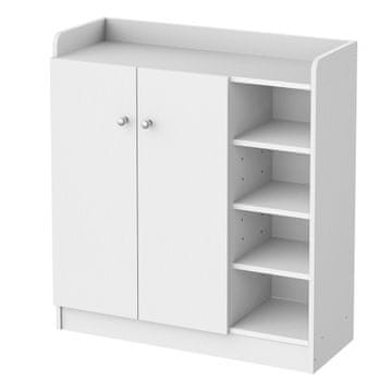 Homestar Omara za čevlje 83x30x90 cm bela