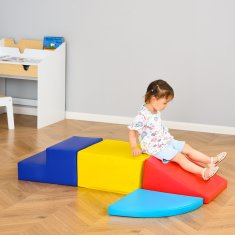 Homestar Set mehkih gradnikov 4 kosi 45x45x25 cm večbarvno