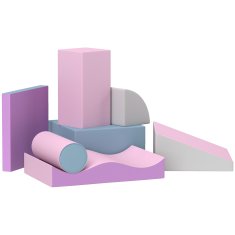 Homestar Set mehkih gradbenih kock 7 kosov 40x40x20 cm večbarvno