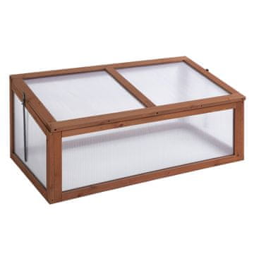 Homestar Toplotna ograja rastlinjak 100x65x40 cm rjava
